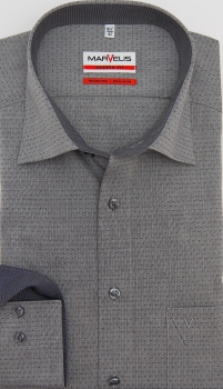 Preview: Marvelis Hemd extra lg. Arm 69cm, Modern Fit -schwarz- 72556968